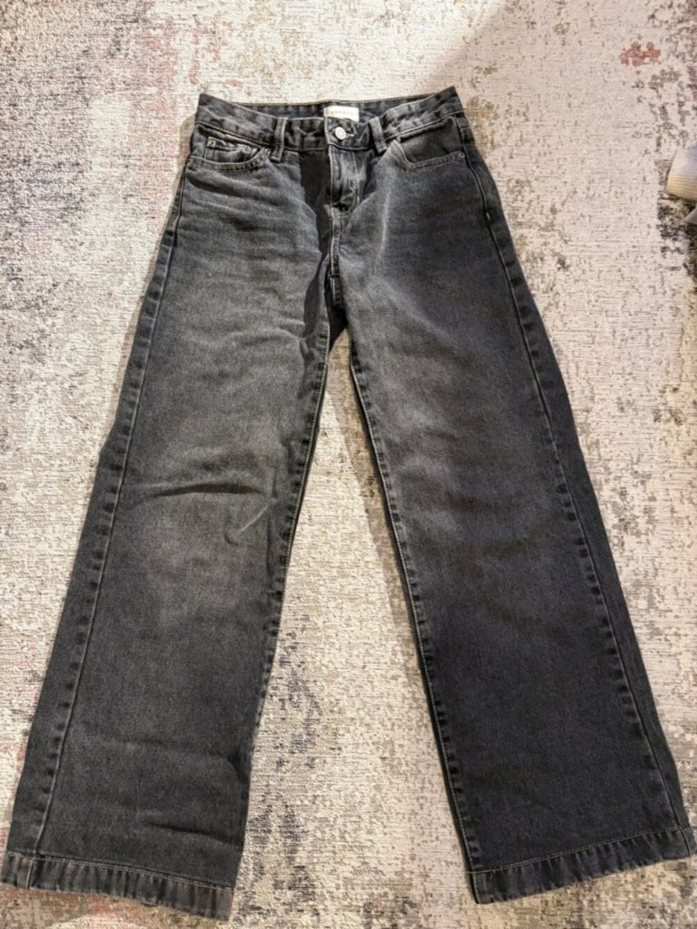 Women's Black Relaxed-Fit Jeans, Size XS / EU 34 / US 2